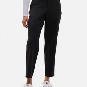 Athleta Endless satin side strip pants- size 0